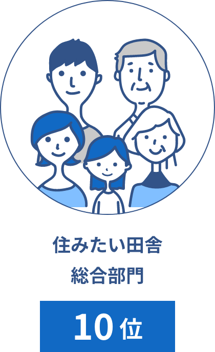 住みたい田舎総合部門 10位